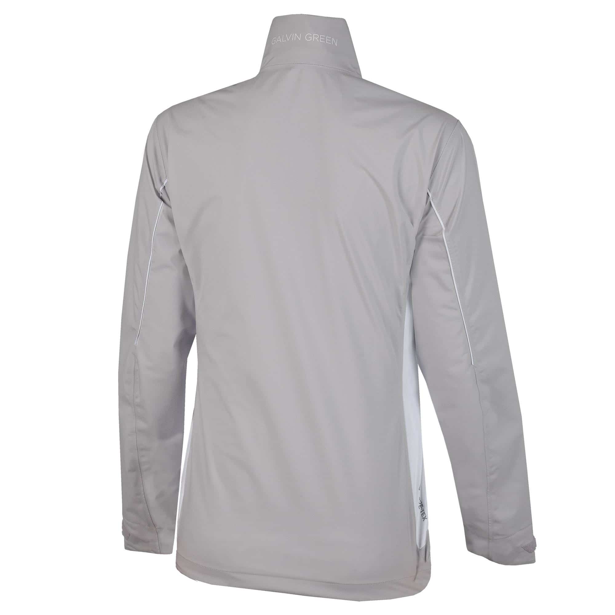 Galvin Green Aila Gore-Tex Paclite Waterproof Ladies Golf Jacket Cool Grey/White